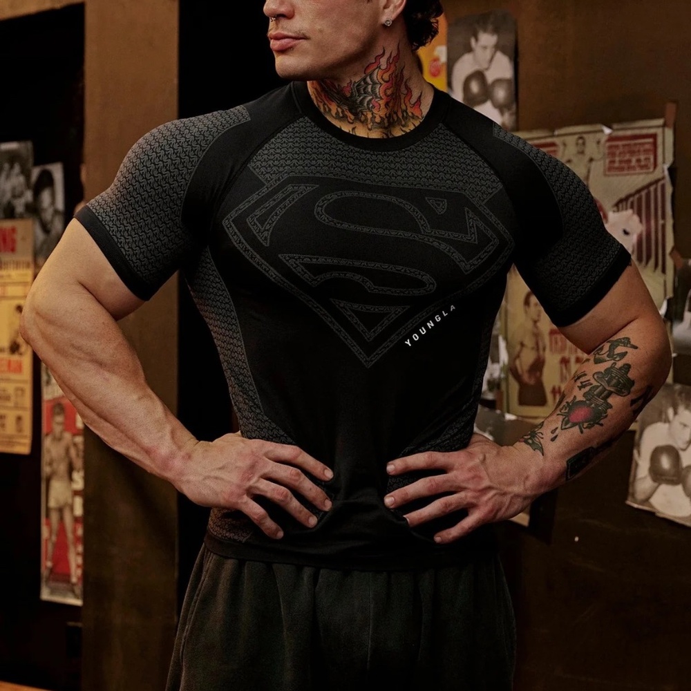 YoungLA Superman Compression Tee 4117
